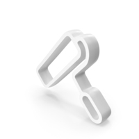 Outline Paint Roller White PNG & PSD Images