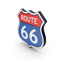 Route 66 Sign PNG & PSD Images