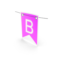 Garland Flag With Letter B PNG & PSD Images
