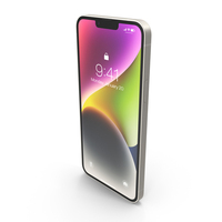 Apple iPhone 14 Plus Starlight PNG & PSD Images
