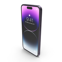 Apple iPhone 14 Pro Deep Purple PNG & PSD Images