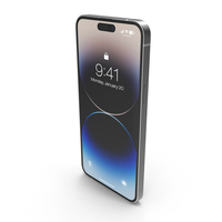 Apple iPhone 14 Pro Max Silver PNG & PSD Images
