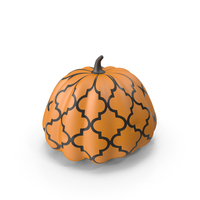 Painted Orange Pumpkin PNG & PSD Images