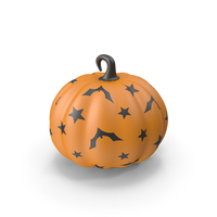 Painted Orange Pumpkin PNG & PSD Images