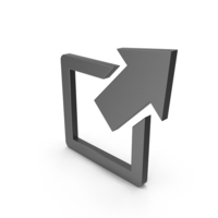 Icon External Black PNG & PSD Images
