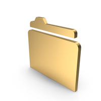Icon Folder Gold PNG & PSD Images