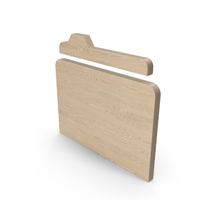 Wooden Folder Icon PNG & PSD Images