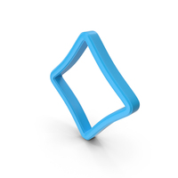 Blue Diamond Frame PNG & PSD Images