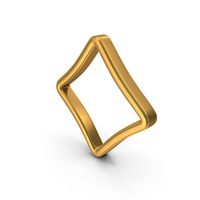 Gold Diamond Frame PNG & PSD Images