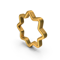 Gold Star Frame PNG & PSD Images