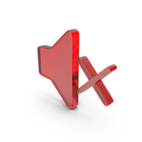 Mute Symbol Glass PNG & PSD Images