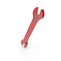 Red Glass Wrench Symbol PNG & PSD Images
