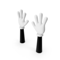 Cartoon Hands Wearing Gloves PNG & PSD Images