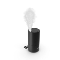 Ultrasonic Air Humidifier with Steam PNG & PSD Images