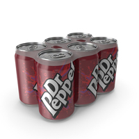 Dr Pepper Six Beverage Cans PNG & PSD Images
