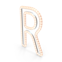 Christmas LED Garland Letter R PNG & PSD Images