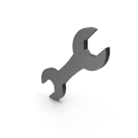 Icon Wrench Black PNG & PSD Images