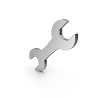 Icon Wrench Silver PNG & PSD Images