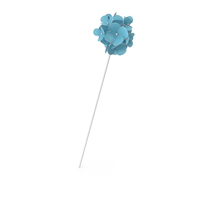 Hairpin Blue PNG & PSD Images