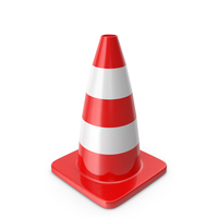 Red Cartoon Traffic Cone PNG & PSD Images