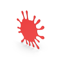 Red Splash Symbol PNG & PSD Images