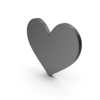Black Heart Icon PNG & PSD Images