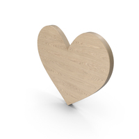 Wood Heart Icon PNG & PSD Images