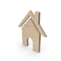 Wood House Icon PNG & PSD Images