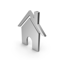 Silver House Icon PNG & PSD Images