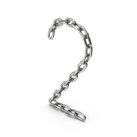 Steel Chain Number Two PNG & PSD Images