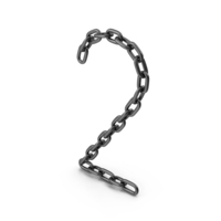 Black Chain Number Two PNG & PSD Images