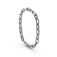 Zero Chain Number Steel PNG & PSD Images