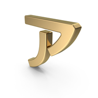 Gold Japanese Katakana A PNG & PSD Images