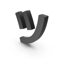Black Japanese Katakana TSU PNG & PSD Images