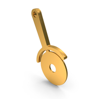 Pizza Cutter Gold PNG & PSD Images