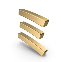 Gold Japanese Katakana MI PNG & PSD Images
