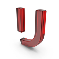 Red Glass Japanese Katakana RI PNG & PSD Images