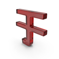 Red Glass Japanese Katakana WU PNG & PSD Images