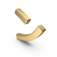 Gold Japanese Katakana N PNG & PSD Images