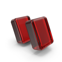 Red Glass Japanese Dakuten PNG & PSD Images