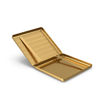 Gold Cigarette Case PNG & PSD Images