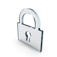 Glass Lock Icon PNG & PSD Images