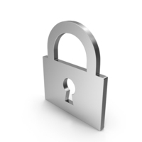 Silver Lock Icon PNG & PSD Images