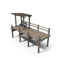 Pier Bench Pergola PNG & PSD Images