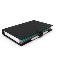 Agenda Black Diary Closed PNG & PSD Images