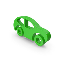 Green Car Symbol PNG & PSD Images