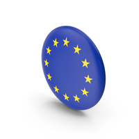 Europe Button Badge PNG & PSD Images