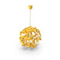 Atomita Lucide Modern Chandelier Yellow PNG & PSD Images