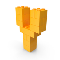 Toy Bricks Yellow Letter Y PNG & PSD Images