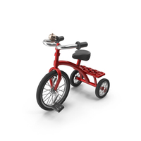 Red Vintage Tricycle PNG & PSD Images